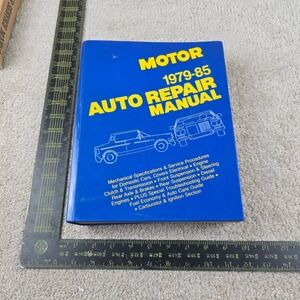 Motor Auto Repair Manual 1979-85 Blue Hardcover 48th Edition Domestic Cars
